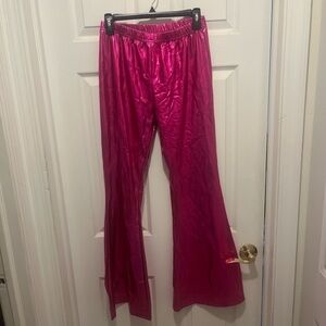 Vibrant Pink Flared Pants